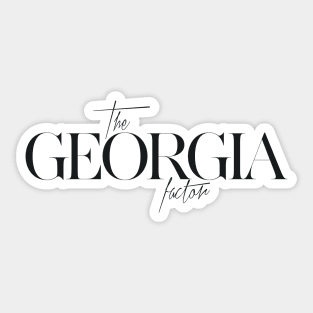 The Georgia Sticker